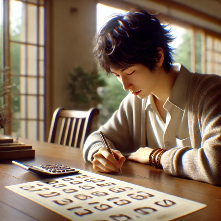 ライフパスナンバーを確認する10代の若者