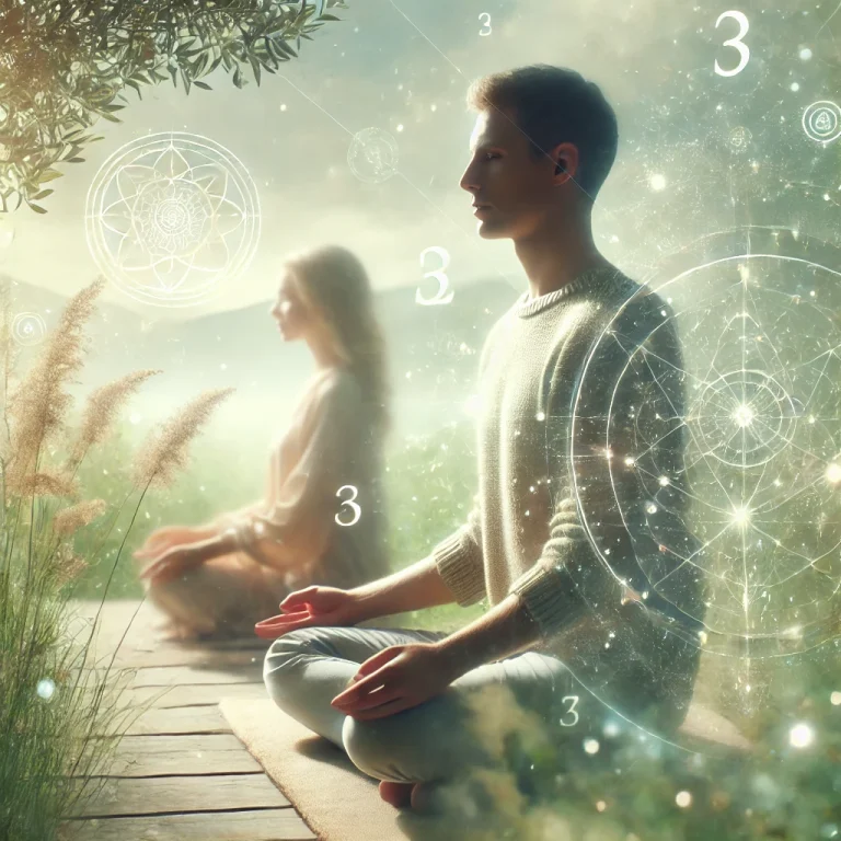 ライフパスナンバーを利用して幸運を引き寄せる男女の姿です。