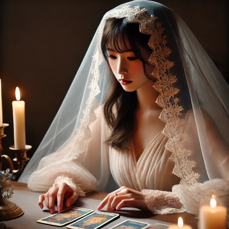 占いをする女性