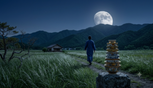 本当の意味を求める静かな旅立ちを象徴